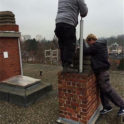 Verwijderen vogelnesten appartementsgebouw