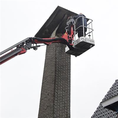 a_Verwijderen vogelnest met gebruik van hoogwerker